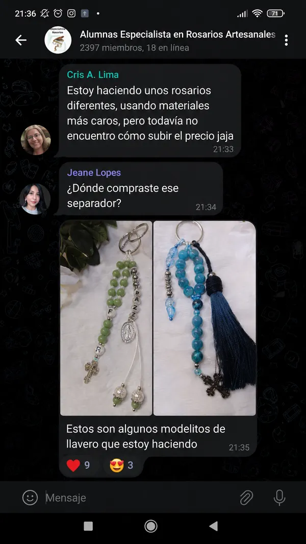 Testimonio 3 — alumna del curso Especialista en Rosarios